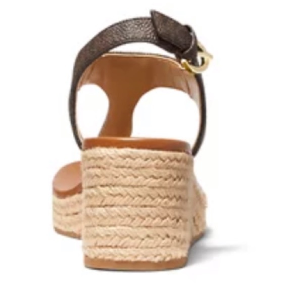 New Michael Kors Laney Thong signature logo Sandals 8 - Picture 3 of 5